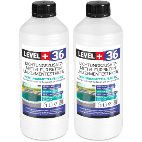 LEVEL+ Dichtsungsmittel Flüssig für Beton und Zementestriche L+36 - 2L
