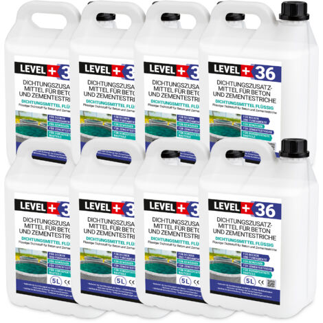 LEVEL+ Dichtsungsmittel Flüssig für Beton und Zementestriche L+36 - 40L