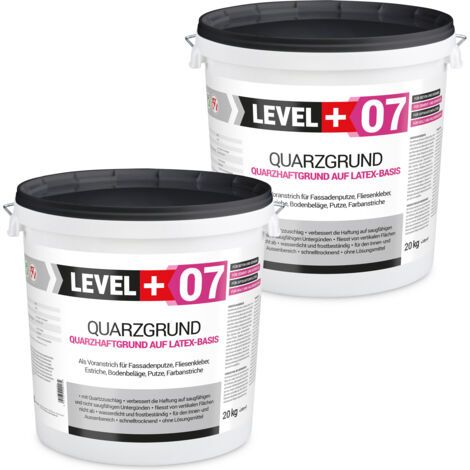 LEVEL+ Quarzgrund Grundierung Putzhaftgrund Holz OSB L+07 - 40KG