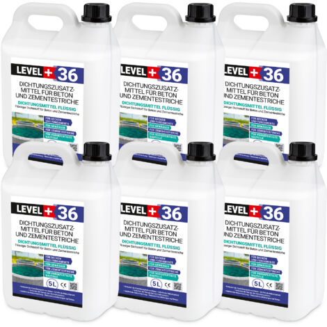 LEVEL+ Dichtsungsmittel Flüssig für Beton und Zementestriche L+36 - 30L