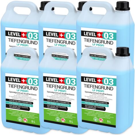 LEVEL+ Tiefengrund LF Gipsputz Grundierung Innen Außen L+03 - 30L