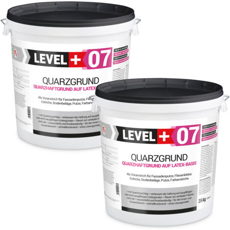LEVEL+ Quarzgrund Grundierung Putzhaftgrund Holz OSB L+07 - 50KG