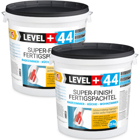 LEVEL+ Fertigspachtel Spachtelmasse Finish Masse Q4  L+44 - 50KG