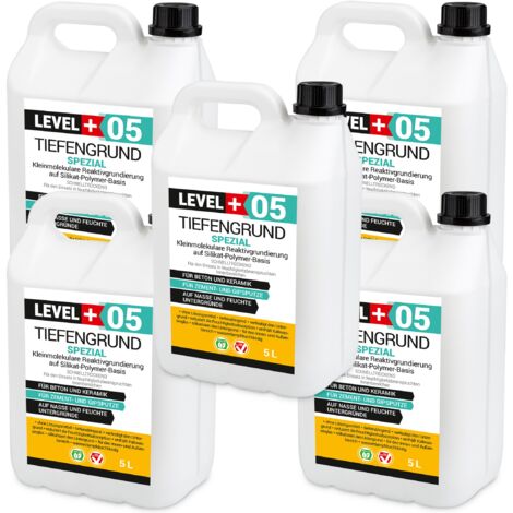 LEVEL+ Tiefengrund Spezial mit Kaliwasserglas Silikat L+05 - 25L