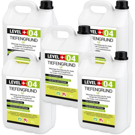 LEVEL+ Universal Grundierung Acryl Tiefgrund Haftgrund L+04 - 25L