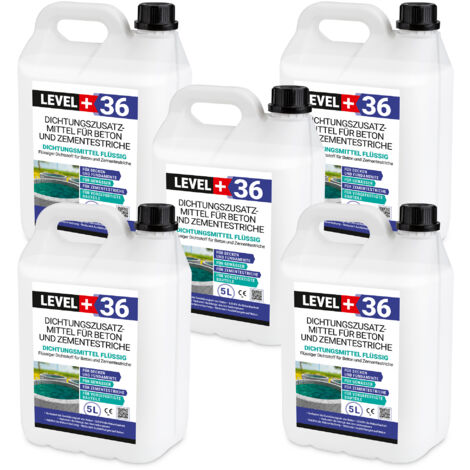 LEVEL+ Dichtsungsmittel Flüssig für Beton und Zementestriche L+36 - 25L