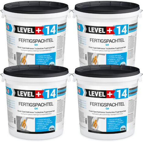 LEVEL+ Fertigspachtel Spachtelmasse Glättmasse L+14 - 100KG (1/5)