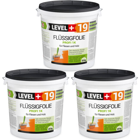 LEVEL+ Flüssigfolie Dichtfolie Abdichtung Holz L+19 - 75KG