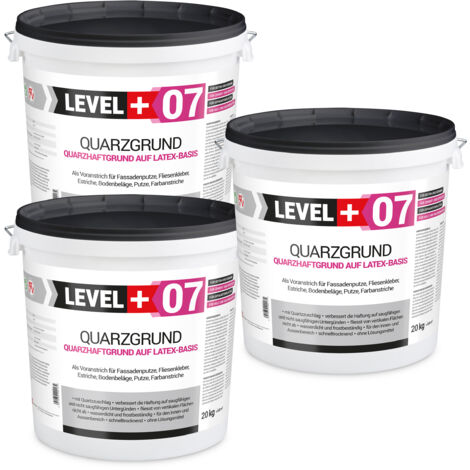 LEVEL+ Quarzgrund Grundierung Putzhaftgrund Holz OSB L+07 - 60KG