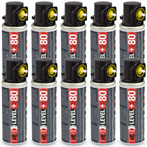 LEVEL+ Gaskartusche 80mm 40ml Fuel Cell Ersatzgas für Stiftnagler L+80 - 10 St.