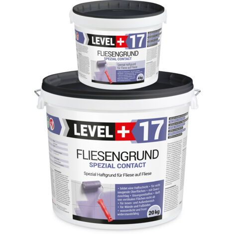 LEVEL+ Fliesengrund Haftgrund Quarzgrund Fliesengrundierung L+17 - 24KG