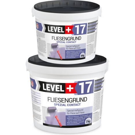 LEVEL+ Fliesengrund Haftgrund Quarzgrund Fliesengrundierung L+17 - 11KG