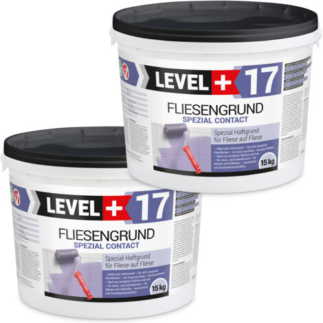LEVEL+ Fliesengrund Haftgrund Quarzgrund Fliesengrundierung L+17 - 30KG