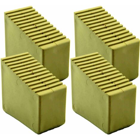 HALBAU Gummifüße für Holzstehleitern 9-12 Sprossen Groß HB41 - 4 St.