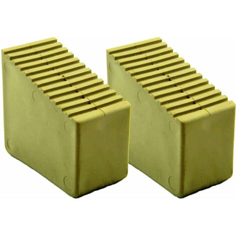 HALBAU Gummifüße für Holzstehleitern 9-12 Sprossen Groß HB41 - 2 St.