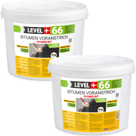 LEVEL+ Bitumen Voranstrich Haftgrund Grundierung Bitumengrund L+66 - 20Kg