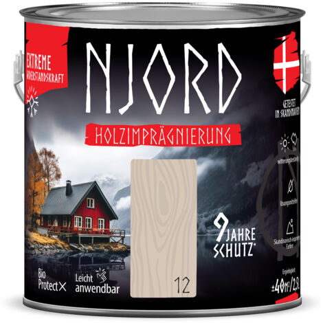 NJORD Holzimpragnierung (12) Neblige Wiese - 2,5L (1/5)