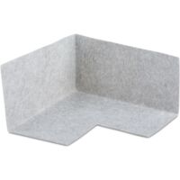 LEVEL+ Innenecke Vlies 3D Dichtecke für Balkon Bad Dusche G03 - 50 St.