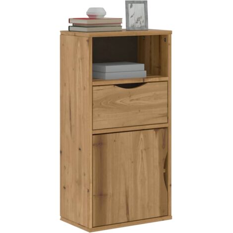 VidaXL Wohnwand ODDA 4-tlg. Weiß Kiefer - TV-Schrank Mit Stauraum 79x40cm