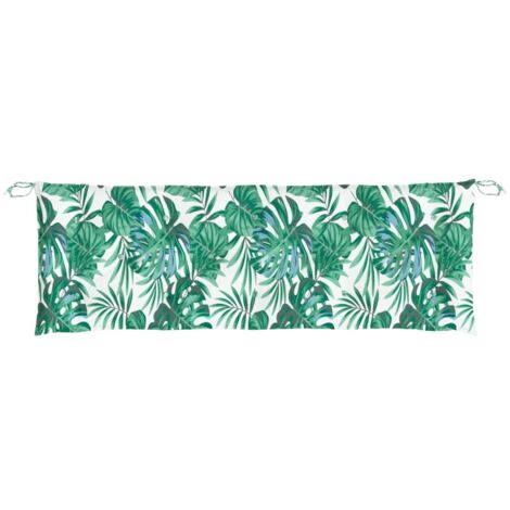 Qnhdfrt Gartenbank-Auflage Weinrot 150x50cm - Wasserdichtes Oxford-Sitzkissen Mit Schnüren