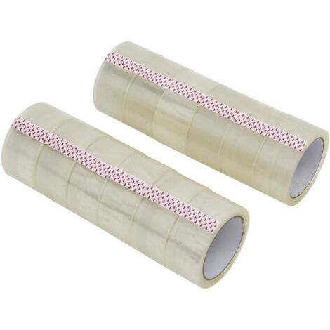 36x Klebeband Transparent Braun 66m X 48mm 48my Packband