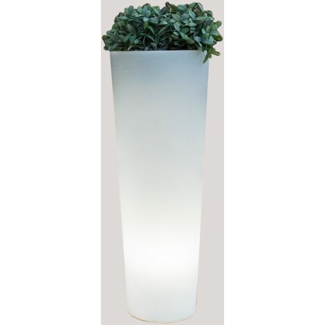 MOOVERE - Pot lumineux haut 80 lumière blanche froide par câble ø29x79cm