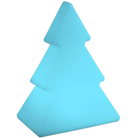 PINUS 160 Arbre de Noël illuminé sans fil. Décoration alimentée par des piles rechargeables. Lumière RVB avec télécommande. Fabriqué en polyéthylène en Espagne (1/4)