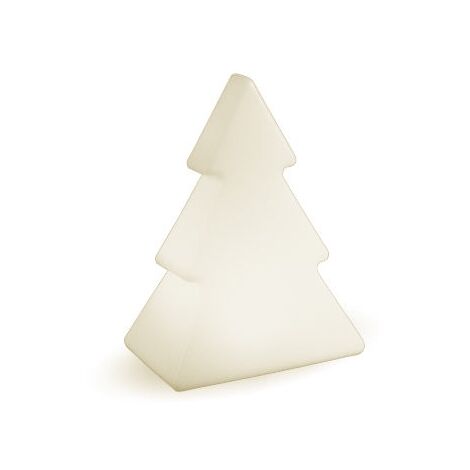 PINUS 40 Arbre de Noël filaire avec lumière LED chaude 3000K très résistant à l'extérieur. Fabriqué en polyéthylène en Espagne