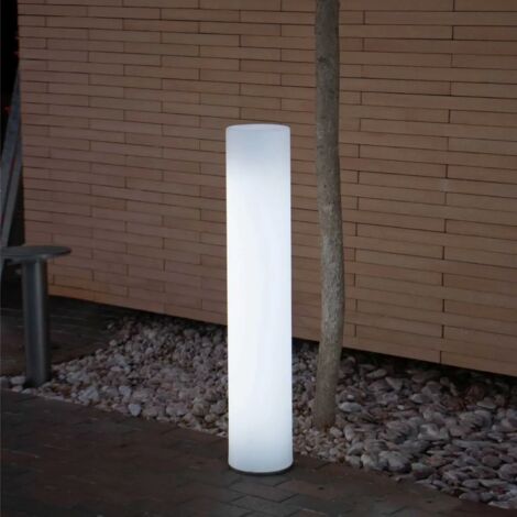 Idroweb – Lampadaire LED extérieur 100 cm – Câble jute – Lumière blanche froide 6500K – Indice de protection IP65 – Résistant aux UV