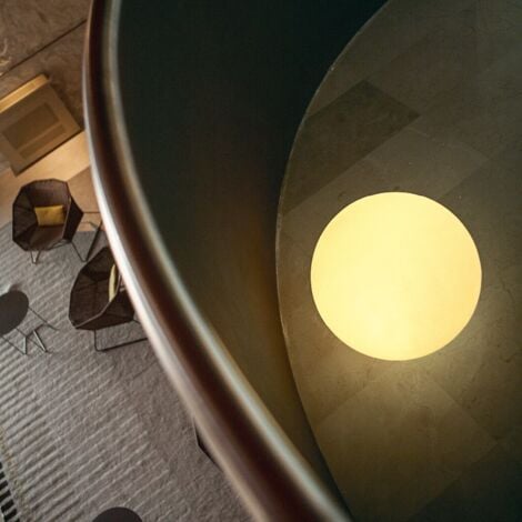 BULY 50 cm Boule lumineuse décorative pour l'intérieur. Câble avec lumière LED blanc chaud. Fabriqué en Espagne