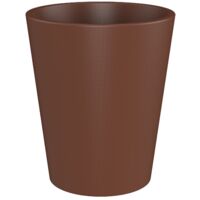 GERBERA 33 Jardinière Ronde d'Intérieur et d'Extérieur Pour Plantes et Fleurs Très Résistante au Temps. Fabriqué en Polyéthylène en Espagne - Taupe