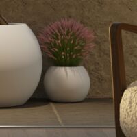 Pot rond DALIA 30 en polyéthylène ø30x22,5 cm – Résistant aux UV et aux températures extrêmes – Volume 11,5L – Pour intérieur et extérieur