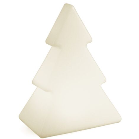 PINUS 160 Weihnachtsbaum mit kalter 6000K LED-Beleuchtung, sehr widerstandsfähig für den Außeneinsatz. Hergestellt aus Polyethylen in Spanien (1/4)