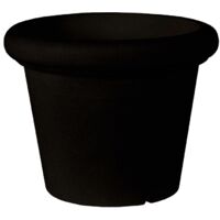 ROSA 75 Runder, rustikaler Indoor- und Outdoor-Blumenkasten für Pflanzen und Blumen Sehr witterungsbeständig. Hergestellt aus Polyethylen in Spanien