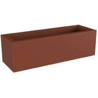 JARA 140 Rechteckiger Blumenkasten für den Innen- und Außenbereich für Pflanzen und Blumen Sehr witterungsbeständig. Blumenkasten aus Polyethylen in Spanien hergestellt.