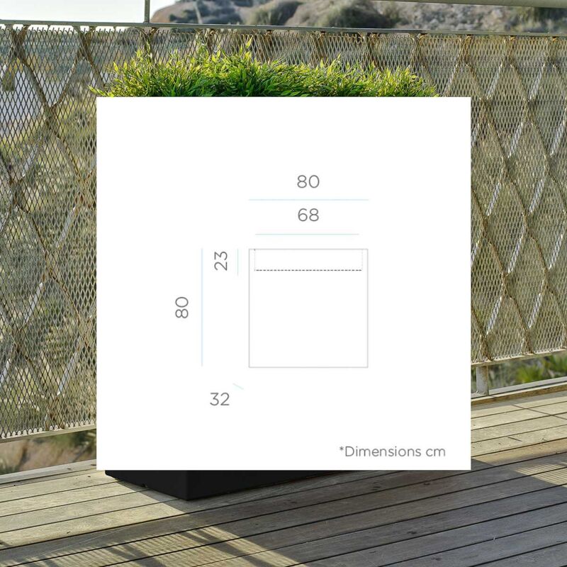 Rescozy Sottovaso Rettangolare In Plastica 30,5 Cm Per Fioriere - Marrone Chiaro, Raccoglie Acqua, Uso Interno/Esterno - 5