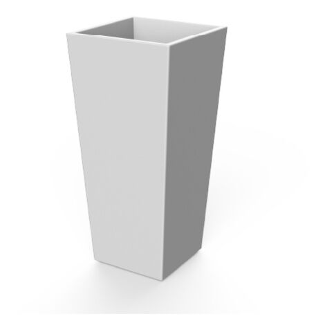 FIORIERA Vaso RETTANGOLARE MATHERIA In Plastica CON RUOTE 80CM VECA Colore Terra Laguna Verde Foto Reale 89594260 - Foto 6