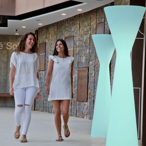 Lampada Da Terra LED Ricaricabile V-TAC - Regolabile Fino A 130cm - Design Moderno Marrone Corten Per Interni Ed Esterni - Foto 4