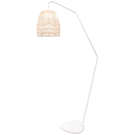 SANTORINI 165 cm di altezza. Lampada da terra senza fili per interni ed esterni. Luce LED con ricarica USB. Prodotta in Spagna