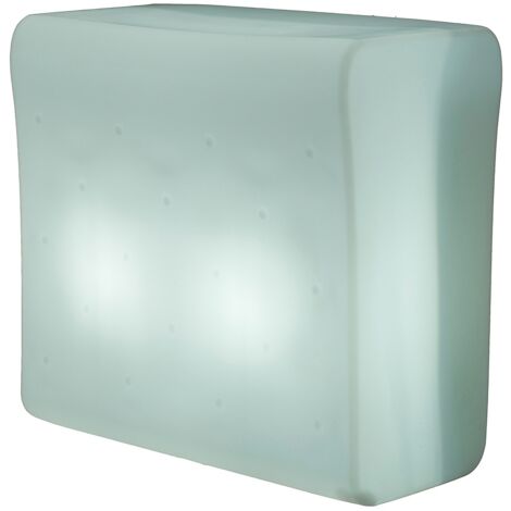 Barra CRETA lunga 120 cm con luce e carica solare o a batteria, altamente resistente all'uso esterno. Realizzata in polietilene