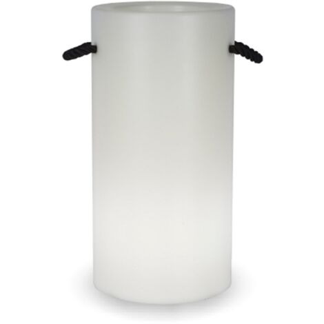 PALMA Refrigeratore per bottiglie con luce, altamente resistente all'uso esterno. Ricarica solare o a batteria. Realizzato in polietilene
