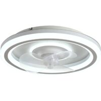 Ventilador de techo tipo plafón con luz blanco