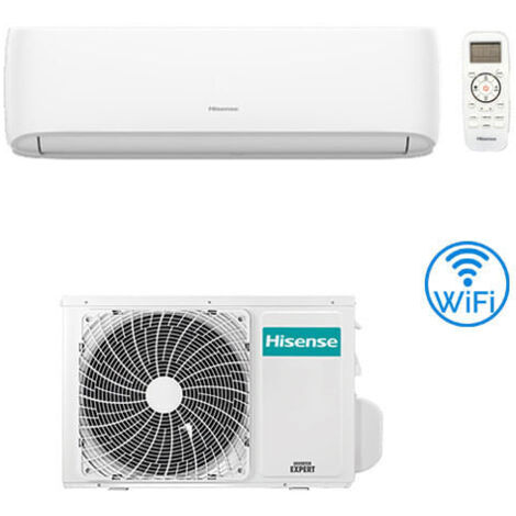 Climatiseur Split Hisense Halo+ 24000 BTU – R32, Silencieux 19 DB, Wi-Fi, Classe A++/A+, Autonettoyant