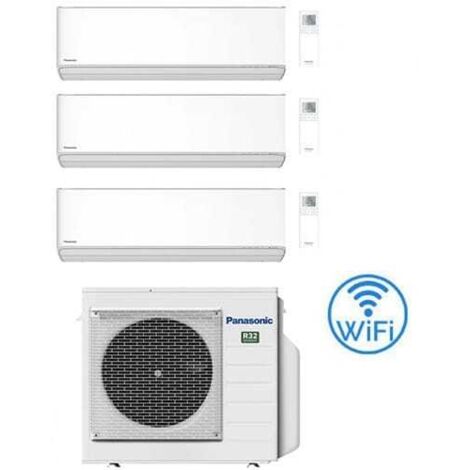Panasonic Climatiseur rèversible Dual Split Série Etherea Dark 12+12