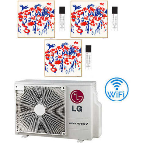 Climatiseur Cassette LG 4 Voies Inverter Standard R32 12000 BTU CT12F Classe Aa 75627733