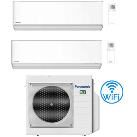 Climatizzatore Condizionatore Panasonic Trial Split Inverter Serie Etherea Dark 71212 With Cu 3z68tbe R 32 Wi Fi Integrated Colour Graphite Grey 700012000 55800027