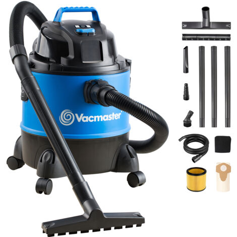 Nass Trockensauger Waschsauger Mehrzwecksauger Industriestaubsauger für Haus, Garage, Auto 1250W 20L Vacmaster VQ1220PFC