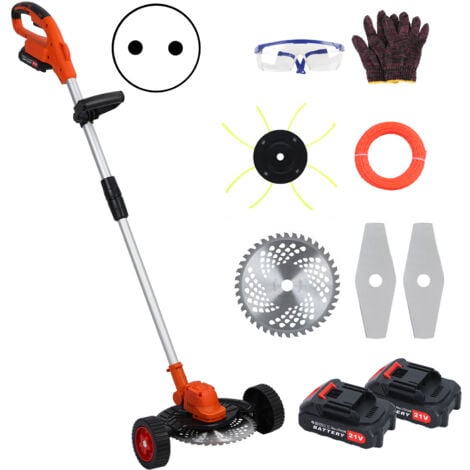 10 Zoll Unkrautstecher, Elektrischer Unkrautmäher Schnurloser Trimmer