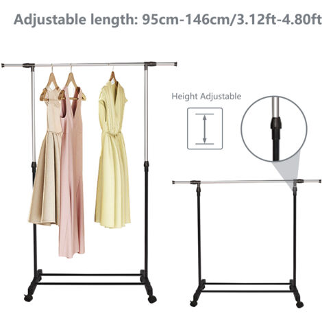 Relax Und Design Kleiderständer Aus Schmiedeeisen – Höhe 110 Cm, Schwarz & Silber