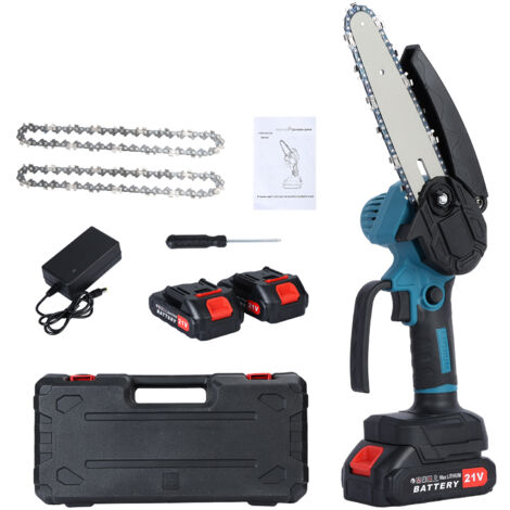 2-in-1 Akku Hochentaster & Mini-Kettensäge - Bis 4,8m Reichweite